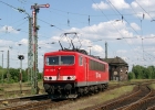 Am 27.06.2003 fährt 155 132 ins Bw Bremen Rbf.