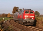 218 452 hat so eben die Ortschaft Hohenrode verlassen (26.10.2012)