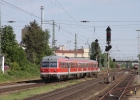 614 049 dieselt am 19.05.08 durch den Bahnhof Bremen-Sebaldsbrück.