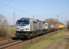 Am 1. April 2005 hat OHE 330091 gerade Hamburg-Waltershof verlassen.