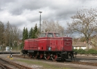Die ehemalige OHE 800011 steht am 16.03.08 im Süddeutschen Eisenbahnmuseum in Heilbronn.